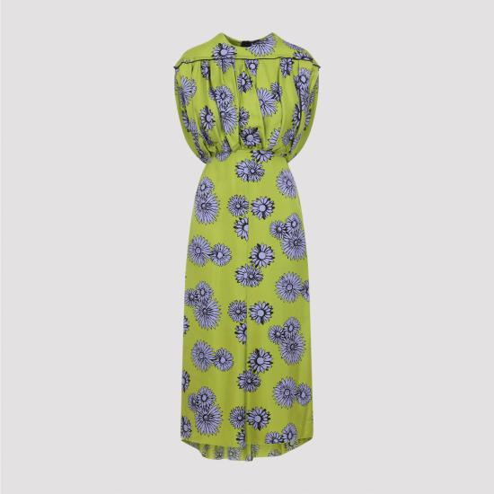 26SS 랑방 롱 원피스 RWDR00416273P26 4376 ABSINTH LILAC - LANVIN