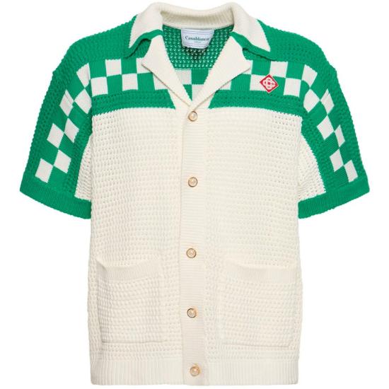 25SS 카사블랑카 셔츠 MF23KW529 02 Neutrals