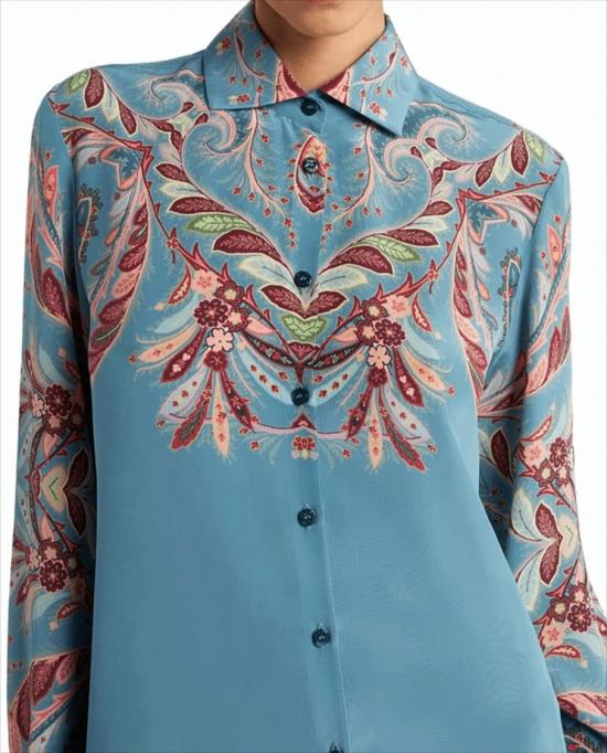 25FW 에트로 탑 WRIA0019 White - ETRO