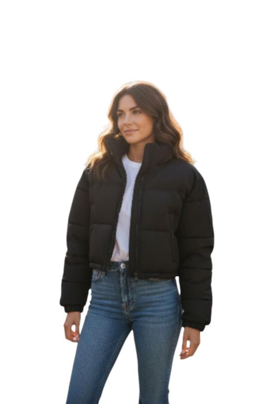 25FW Faak 숏패딩 FW230001 Black