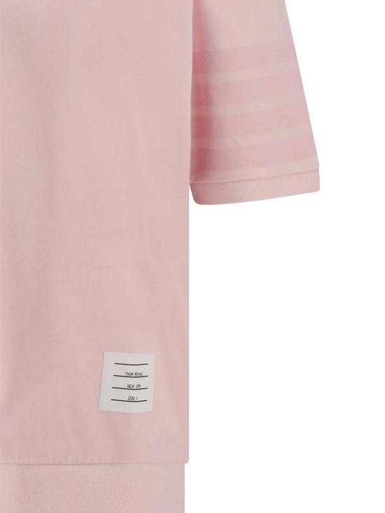 26SS 톰브라운 코튼 저지 4바 티 MJS303AJ0253 LT PINK 680 - THOM BROWNE