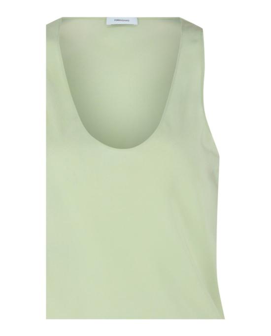  살바토레 페라가모 민소매 티셔츠 13F767 774165 30110 36 Yellow - SALVATORE FERRAGAMO