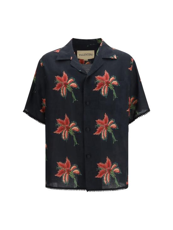 26SS 발렌티노 가라바니 긴팔 셔츠 8V3AAN11BA7 D5Y BLACK