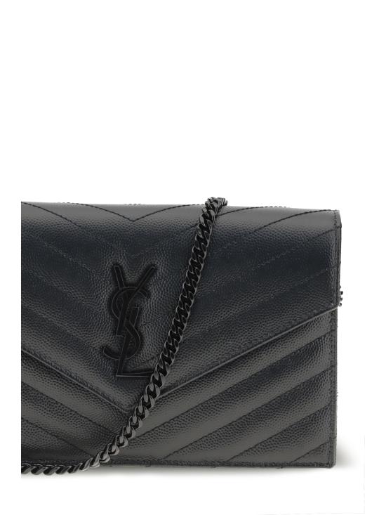 26FW 생로랑 지갑 857605BOW08 1000 BLACK - SAINT LAURENT