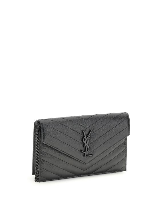 26FW 생로랑 지갑 857605BOW08 1000 BLACK - SAINT LAURENT