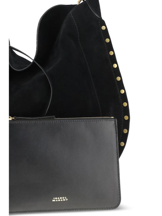 26SS 이자벨마랑 OSKAN 오스칸 문 숄더백 PP0200FAB2C03M 01BK BLACK - ISABEL MARANT