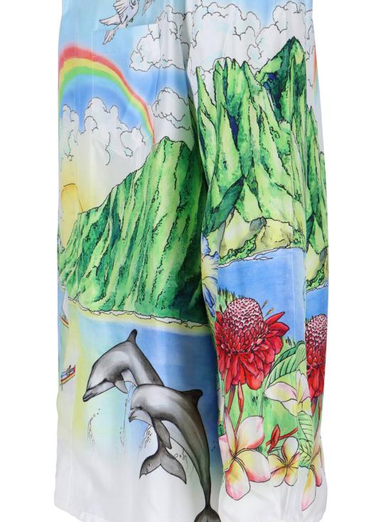 24FW 카사블랑카 셔츠 M SP26 SH 006 05 EX BC ALOHA MultiColour - CASABLANCA