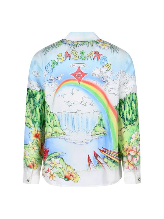 24FW 카사블랑카 셔츠 M SP26 SH 006 05 EX BC ALOHA MultiColour - CASABLANCA