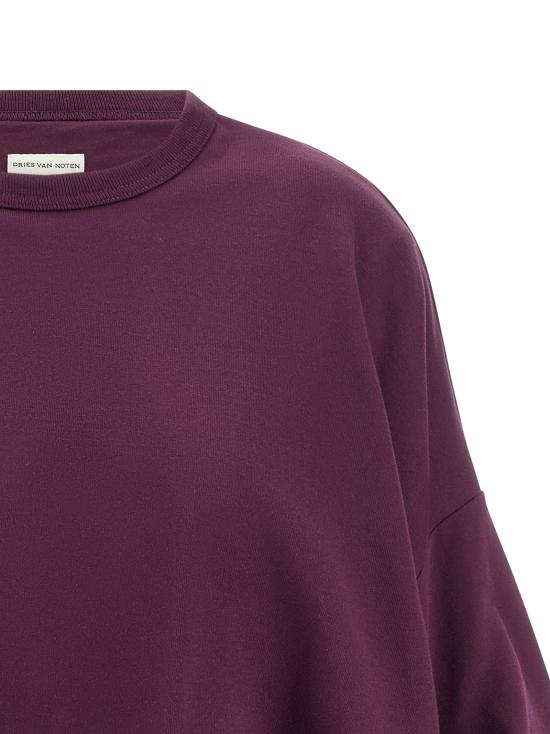 26SS 드리스 반 노튼 긴팔 티셔츠 2611311093611357 Purple - DRIES VAN NOTEN