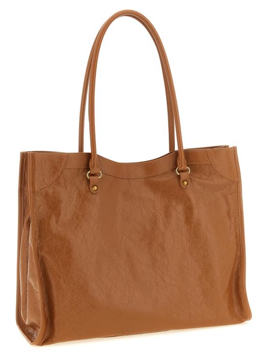 26SS 발렌시아가 토트백 851818210F62630 Brown - BALENCIAGA