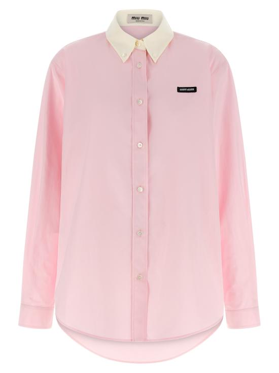 26SS 미우미우 블라우스 MK1693SAM110RGF0028 Pink