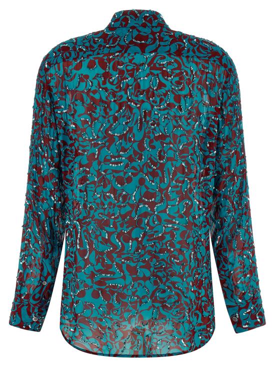 26SS 드리스 반 노튼 블라우스 2611307873006503 Light Blue - DRIES VAN NOTEN