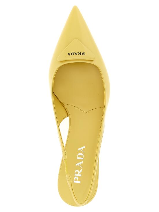 26SS 프라다 힐/펌프스 1I901MFDD55055F0901 Yellow - PRADA