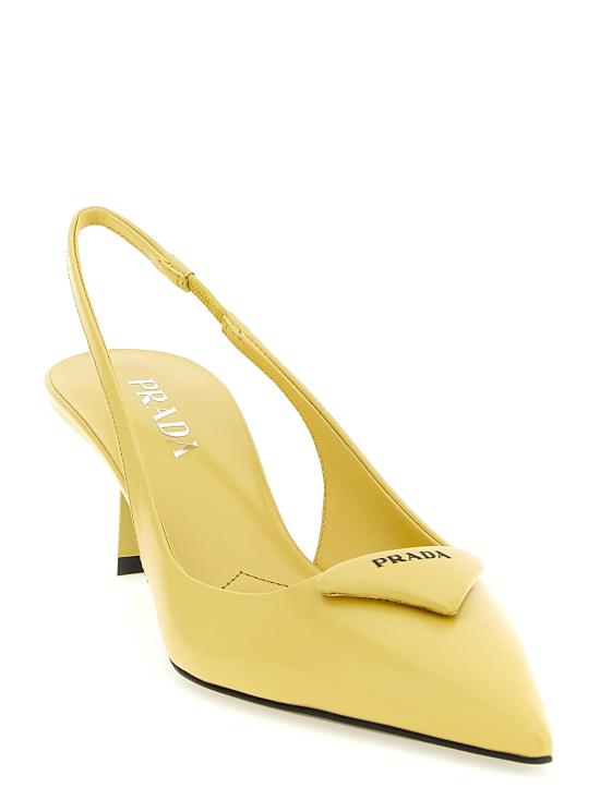 26SS 프라다 힐/펌프스 1I901MFDD55055F0901 Yellow - PRADA