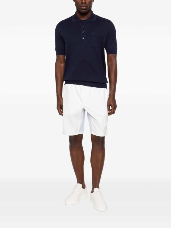 26SS 브루넬로 쿠치넬리 립 니트 폴로 셔츠 M29806205 C2425 - BRUNELLO CUCINELLI