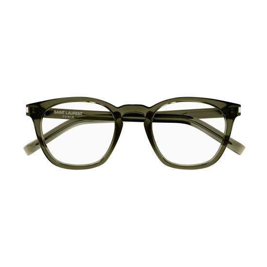 25FW 생로랑 선글라스 SL 28 OPT 003 GREEN GREEN TRANSPARENT - SAINT LAURENT