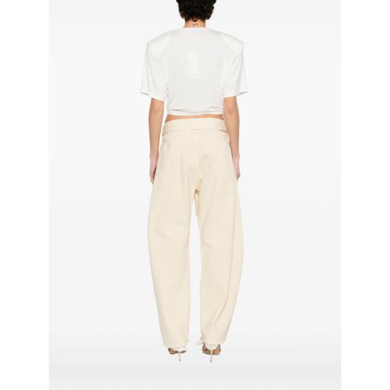 26SS 마그다뷰트림 탑 T SHIRT 01 CREAM WHITE - MAGDA BUTRYM