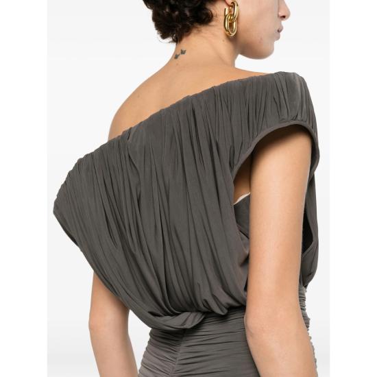 26SS 마그다뷰트림 숏 원피스 SUKIENKA 33 BROWN GREY - MAGDA BUTRYM