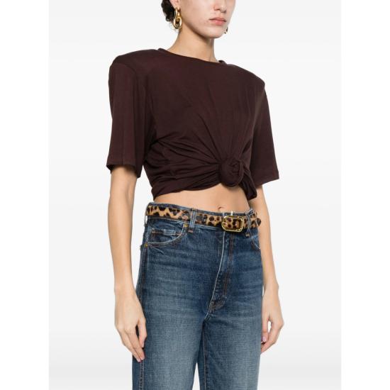 26SS 마그다뷰트림 탑 T SHIRT 01 BROWN - MAGDA BUTRYM