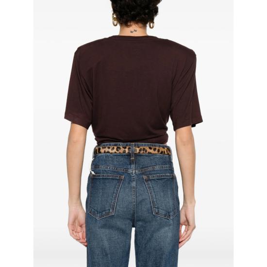 26SS 마그다뷰트림 탑 T SHIRT 01 BROWN - MAGDA BUTRYM