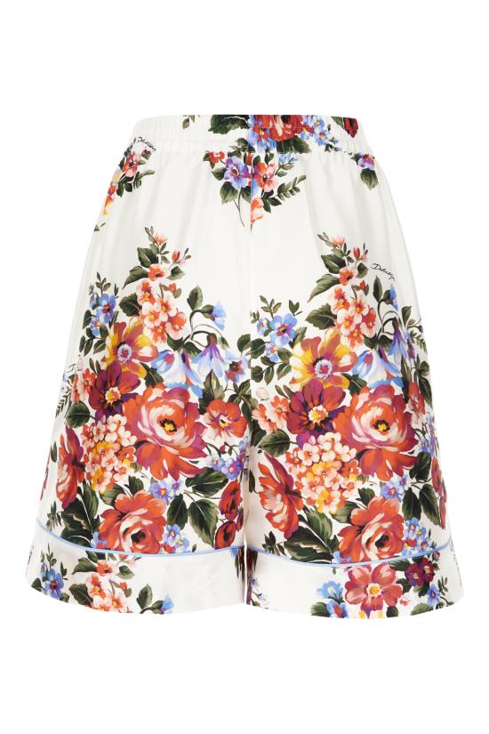 26SS 돌체앤가바나 숏팬츠 FTC42TIS11I HA5ZO MAZZFIORI FBIANCO - DOLCE & GABBANA
