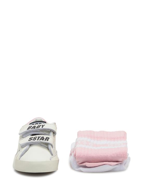 26SS [키즈] 골든구스 스니커즈 GIF00534F007129 11410 WHITE BABY PINK