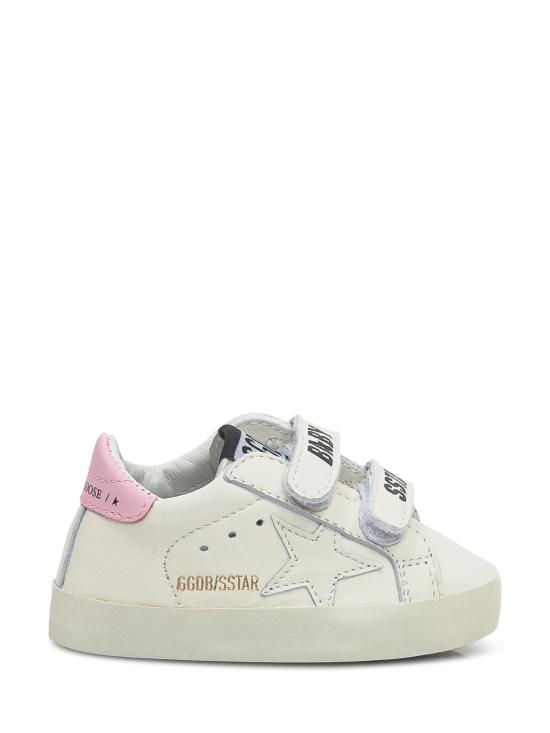 26SS [키즈] 골든구스 스니커즈 GIF00534F007129 11410 WHITE BABY PINK - GOLDEN GOOSE