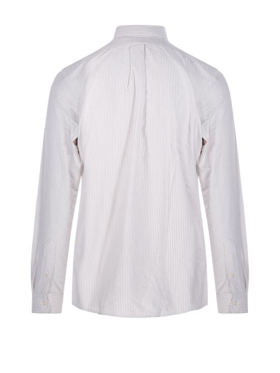 26SS 랄프 로렌 긴팔 셔츠 710953704007 6636G COASTAL BEIGE WHITE - RALPH LAUREN