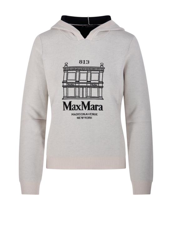 26SS 에스막스마라 후드 티셔츠 2619361201600 020 ECRU