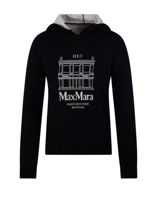 26SS 에스막스마라 후드 티셔츠 2619361201600 021 NERO