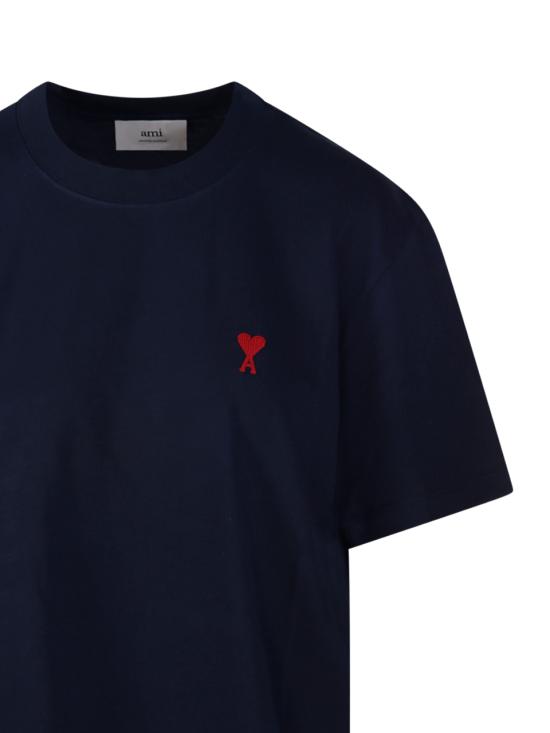 26SS 아미 탑 BFUTS035 724 430 NIGHT BLUE - AMI