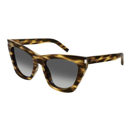 25FW 생로랑 선글라스 SL 214 KATE 024 HAVANA HAVANA GREY - SAINT LAURENT