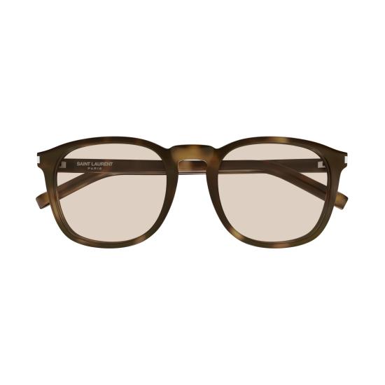 25FW 생로랑 선글라스 SL 818 004 HAVANA HAVANA YELLOW