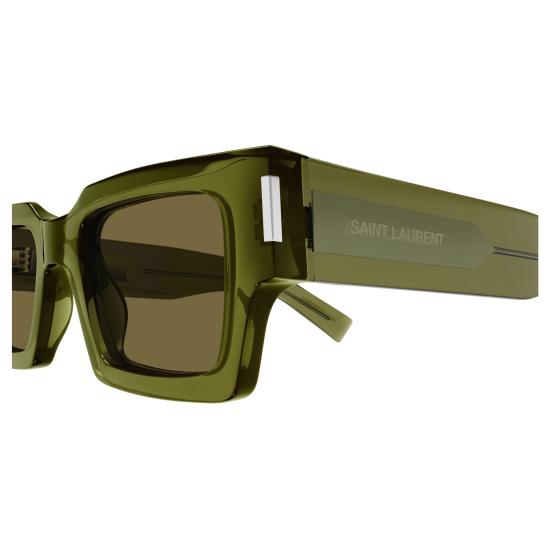 25FW 생로랑 선글라스 SL 572 005 GREEN GREEN BROWN