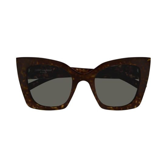 25FW 생로랑 선글라스 SL 552 008 HAVANA HAVANA GREY - SAINT LAURENT