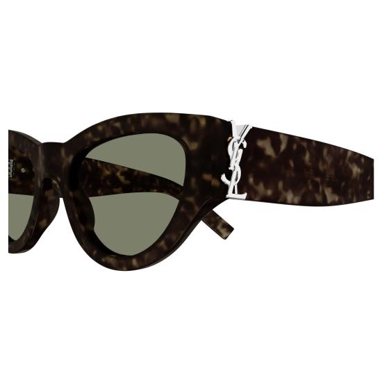 25FW 생로랑 선글라스 SL M94 008 HAVANA HAVANA GREEN - SAINT LAURENT