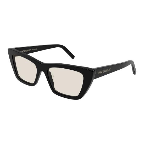 25FW 생로랑 선글라스 SL 276 MICA 038 BLACK BLACK YELLOW - SAINT LAURENT