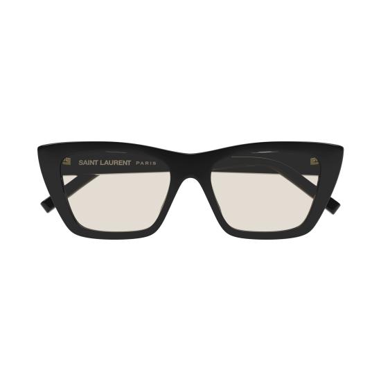 25FW 생로랑 선글라스 SL 276 MICA 038 BLACK BLACK YELLOW - SAINT LAURENT