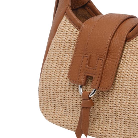 26SS 호간 숄더백 KBW01XS1100 V131J26 Brown - HOGAN