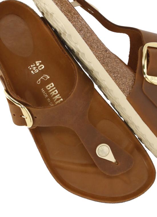 26SS 버켄스탁 샌들 1018745 GIZEH BIG BUCKLECOGNAC Brown - BIRKENSTOCK