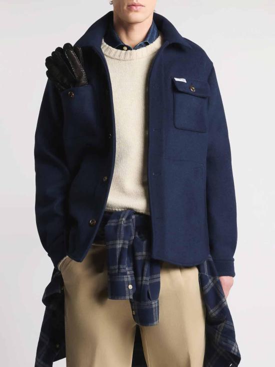  페이 셔츠 MAM04512820XRIU808 Blue - FAY