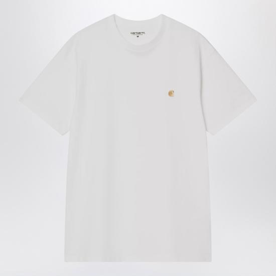 26SS 칼하트 WIP 숏슬리브 체이스 티셔츠 I026391CO White