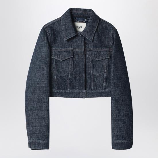 26SS 펜디 FF 데님 재킷 FLF834AW82 Blue