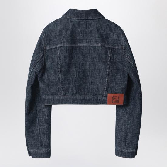 26SS 펜디 FF 데님 재킷 FLF834AW82 Blue - FENDI
