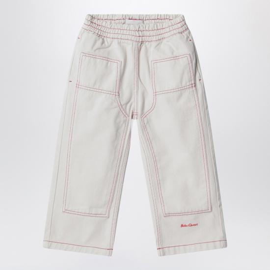 26SS [키즈] 보보쇼즈 트레이닝/조거 팬츠 B126AC094CO White