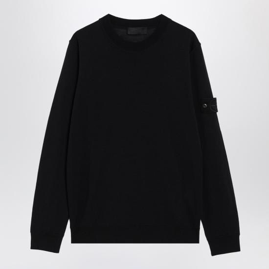 26SS 스톤 아일랜드 퓨어 라이트 RWS 울 스톤 아일랜드 고스트 크루넥 점퍼 S155100074S00FC Blue