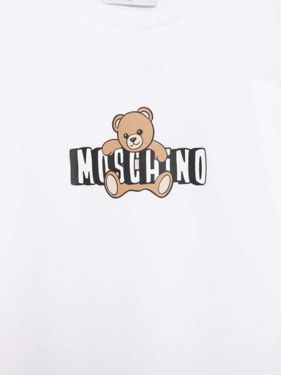 26SS [키즈] 모스키노 원피스 HDV0HL LCA1910101 White - MOSCHINO