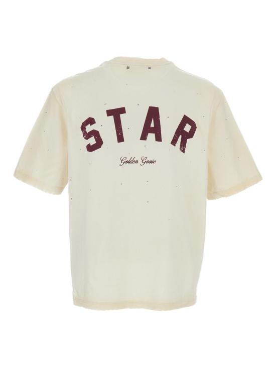 26SS 골든구스 반팔 티셔츠 GUP01873 P00242111616 White - GOLDEN GOOSE