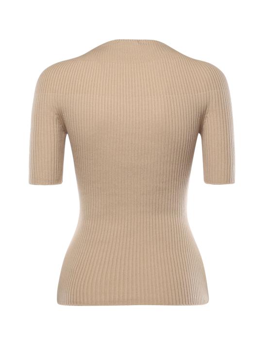 26SS 쿠레쥬 스웨터 125MPU130FI0049 1054 Cappuccino - COURREGES