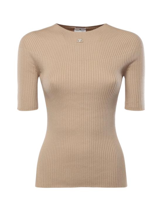 26SS 쿠레쥬 스웨터 125MPU130FI0049 1054 Cappuccino